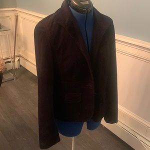 Talbots black velvet blazer